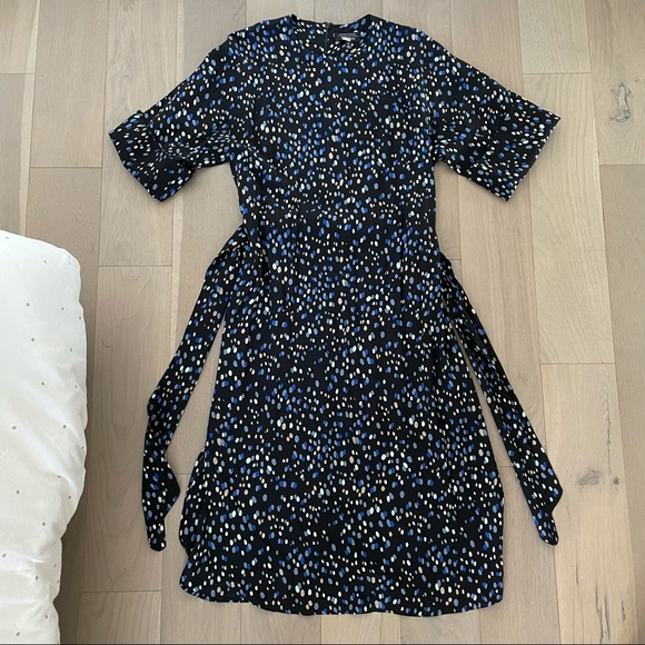 & Other Stories Patterned Midi Dress - Picture 2 of 8